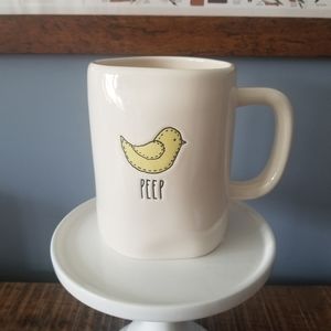 Rae Dunn PEEP Chick Mug New